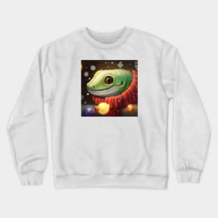 Cute Lizard Drawing Crewneck Sweatshirt